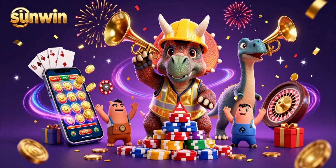 Join the fun at sunwin with colorful slot games, cheers, and vibrant celebrations!