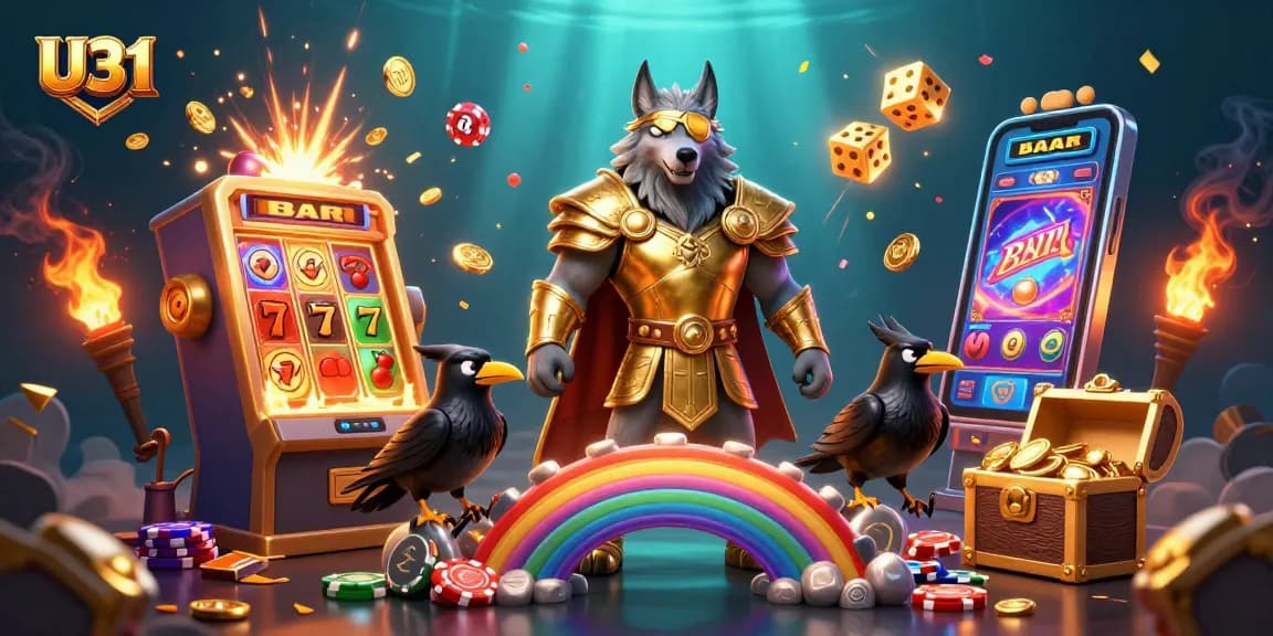 Spin winning reels at U31, featuring a Norse-inspired design with a jackpot explosion of excitement.