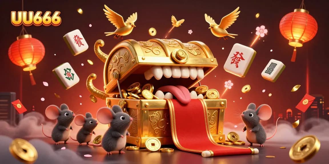 Engage with the vibrant world of UU666, showcasing riches and captivating games in a dynamic scene.