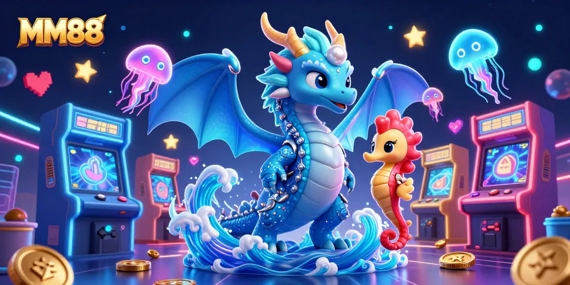 Engage in thrilling MM88 adventures with a vibrant underwater casino scene full of magic!