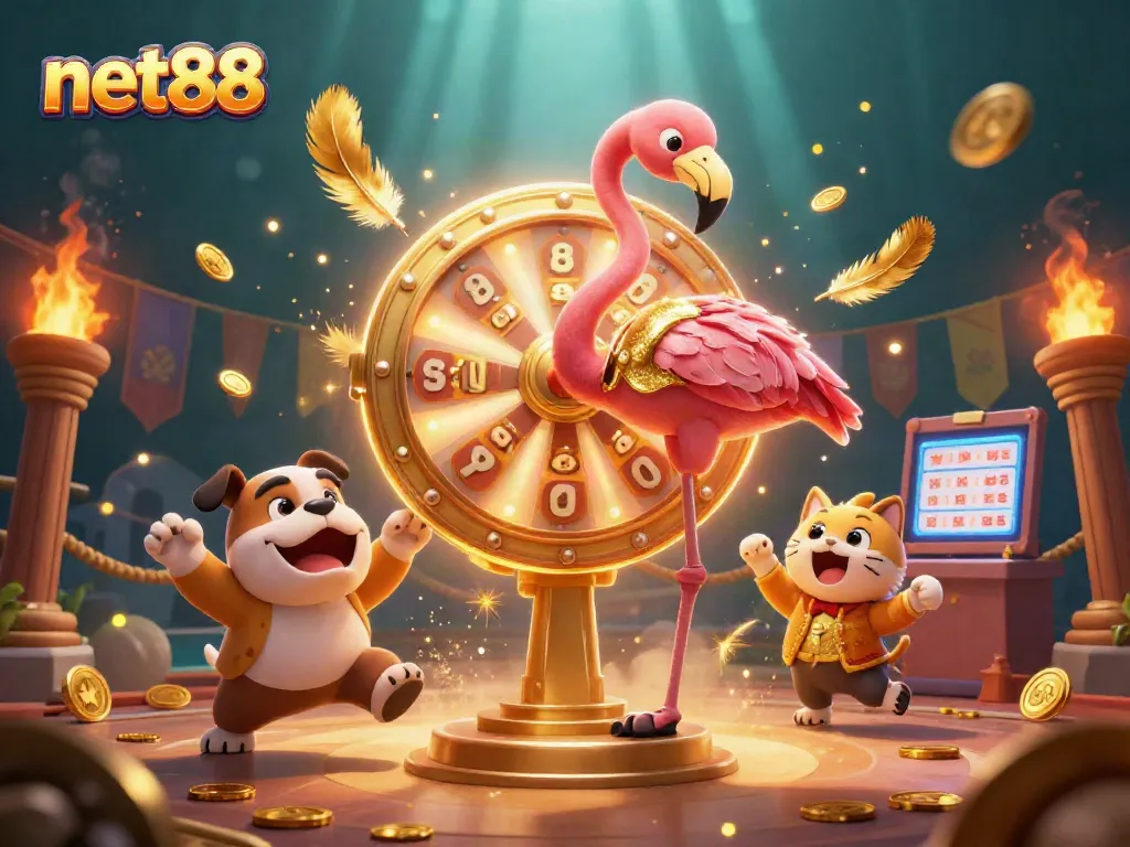 Experience thrilling wins at net88 with the exciting prize wheel and dynamic casino atmosphere.