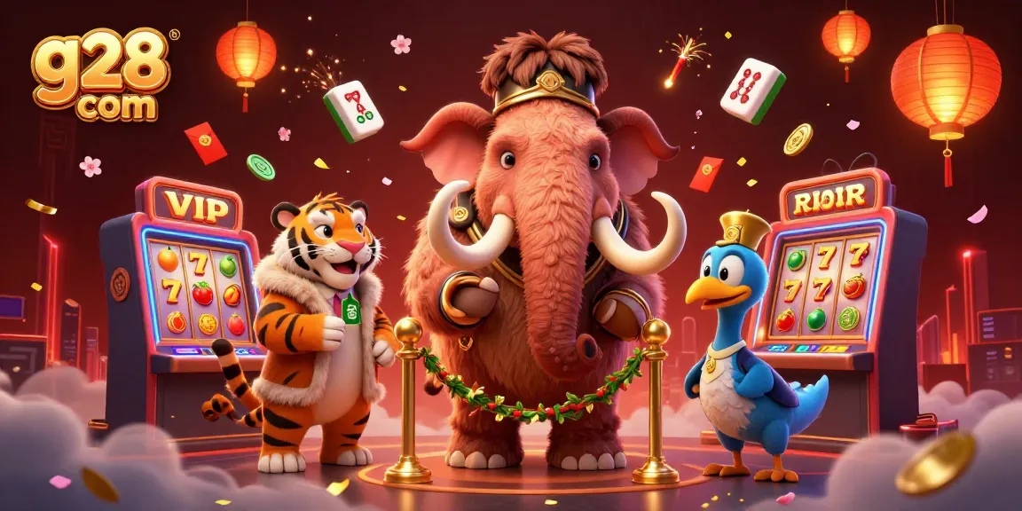 Join the exciting world of g28com with lively game elements and vibrant casino activity.