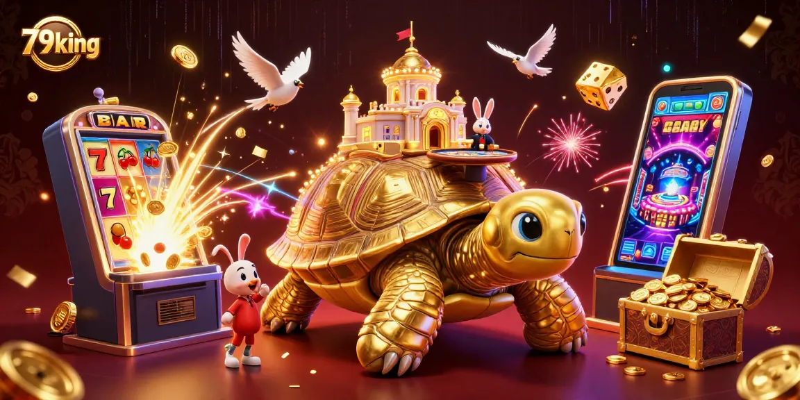 Experience thrilling gaming adventures with 79king's vibrant casino palace scene.