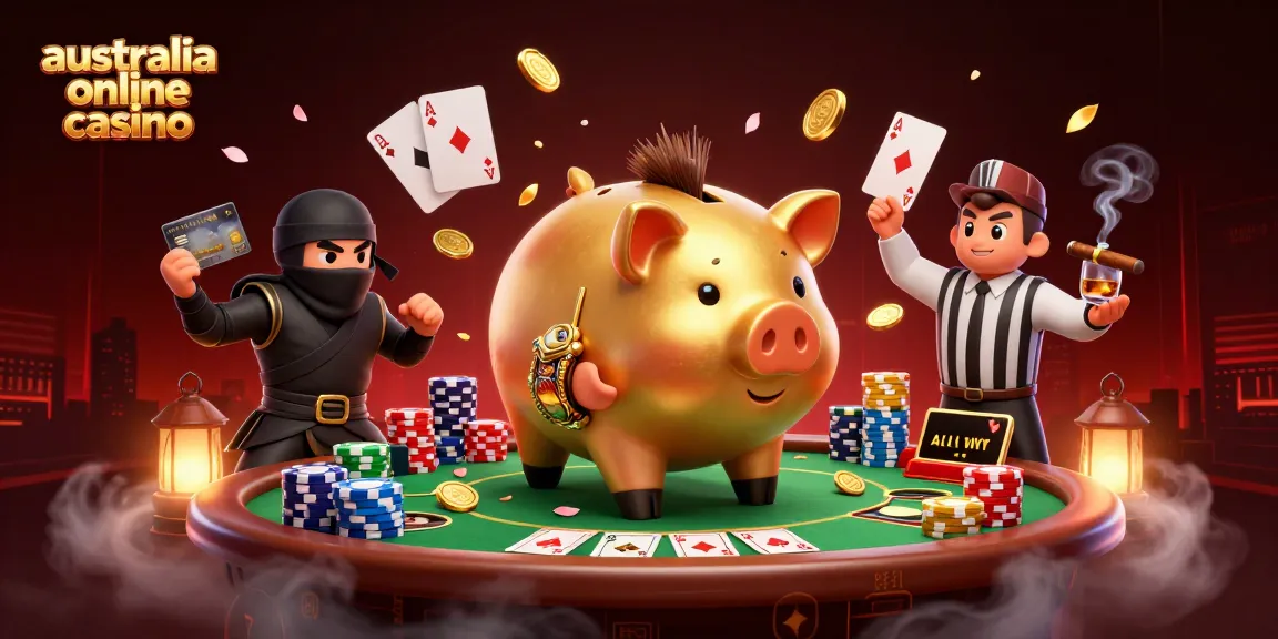 Play in a vibrant scene featuring the australia online casino with dynamic gaming elements and a lively atmosphere.