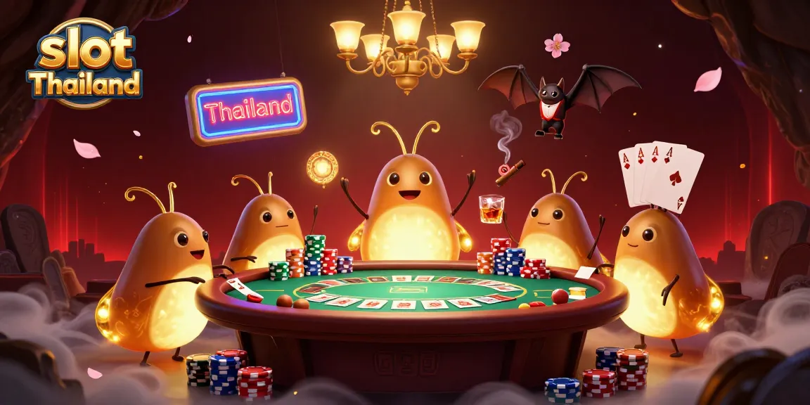 Menangkan slot Thailand dengan ilustrasi kasino unik yang dipenuhi cahaya dan keseruan.