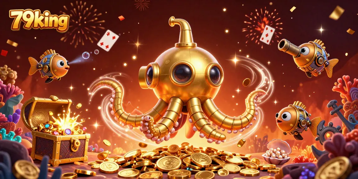 Experience exciting wins at 79king with a colorful casino-themed underwater adventure.